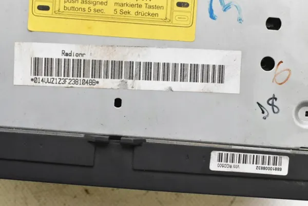 Radio CD/FM OEM 1K0035195D pour VW Passat B6 image 6