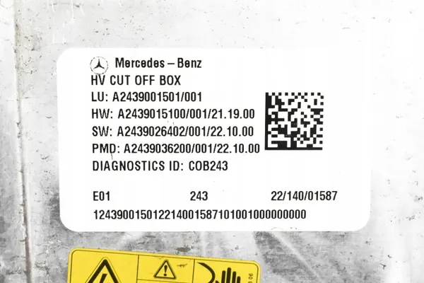 Conversor de tensão OEM A2439001501 Mercedes EQB X243 image 4