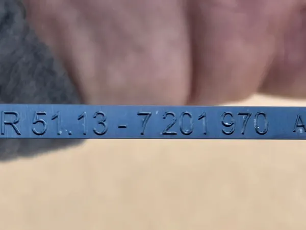 Grade de para-choque direito BMW 3 E90 E91 OEM 51137201970 image 5