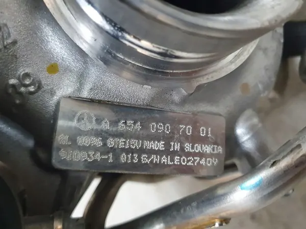 Turbocompresor MERCEDES W206 GLE CLE 236 OM654 A6540907001 image 5