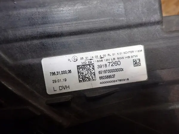 Vasen Full LED Ajovalot Opel Astra 5 V K B16 2015-2019 image 5