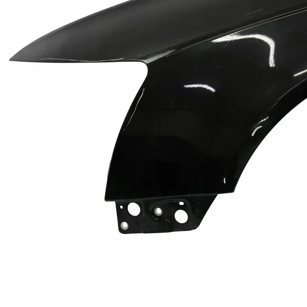 Audi A6 C6 Paraurti Anteriore Sinistro Nero Brillante - Y9B image 2