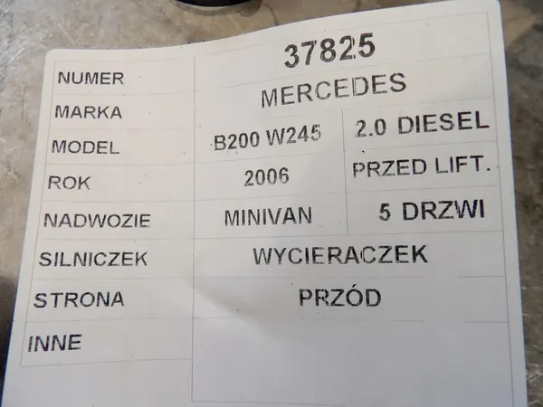 Scheibenwischermotor 1698200300 Mercedes W169 image 3