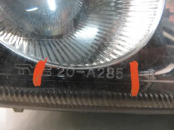 Gebrauchter Vauxhall Scheinwerfer OEM 20A285 rechte Seite image 7