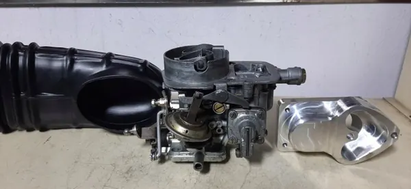 Weber-carburateur & reducer OEM weber voor Fiat 126p image 5