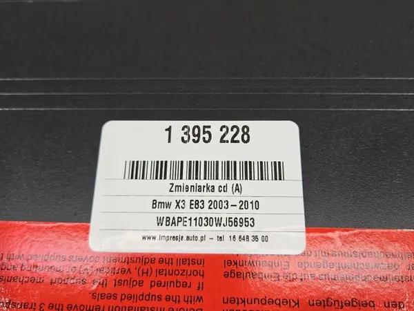 BMW CD-Wechsler OEM 9131852-01 für X3 E83 image 6