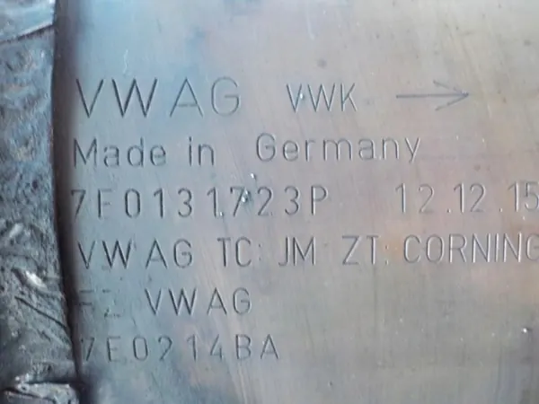 Silenciador Escape OEM TŁUMIK KOŃCOWY WYDECH VW T5 image 3