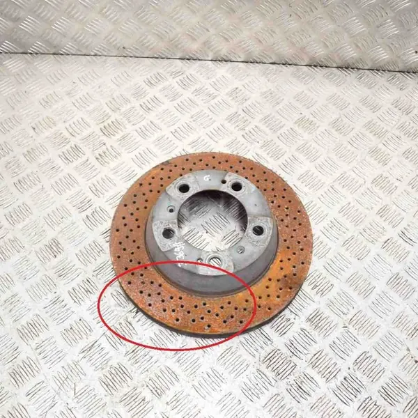 Achterste remschijf Porsche 987 Cayman S OEM image 4