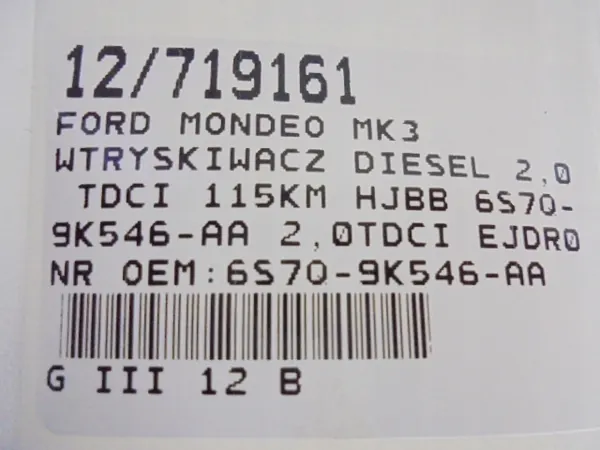 Inyector Ford OE 6S7Q-9K546-AA image 7