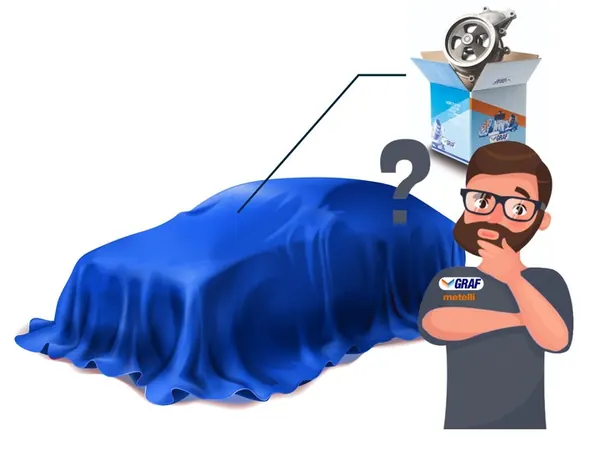 Graf PA519A Vattenpump, motorkylning image 5