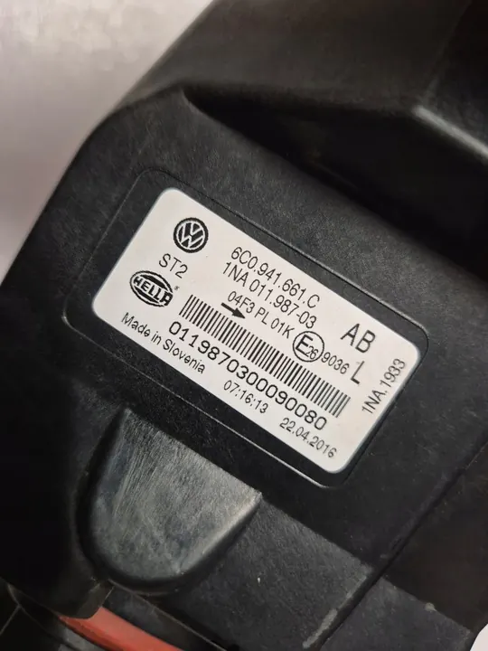 VW POLO V 5 LIFT FAROL DE NEBLINA ESQUERDO 6C0941661C image 10