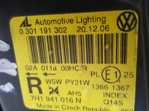 Volkswagen OE 7H1 941 016 L refletor image 7