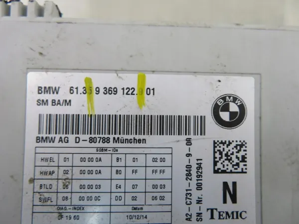 Module de commande Temic d'occasion OEM 9369122 image 6
