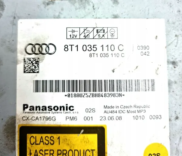 Trocador CD/DVD Audi OEM 8T1035110C para A5 8T image 4