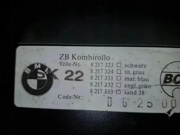 BMW 5 Touring E39 tavaratilan sälekaihdin OEM 8217331 image 3