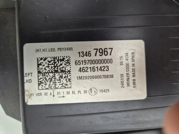 Vasen etuvalaisin OPEL CROSSLAND X LED vasen etu image 8