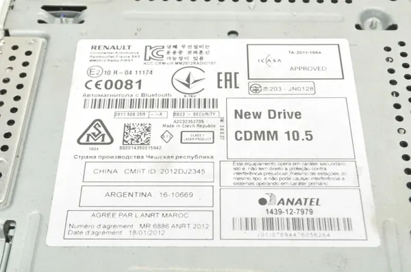Renault Radio CD OEM 281150625R för Scenic III/Megane III image 4