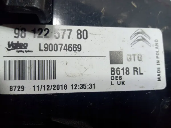 CITROEN C3 II Luz Trasera Izquierda 9812257780 image 5