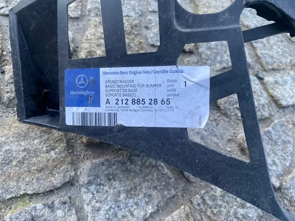 MERCEDES 212 E CLASS AMG Deslizamento do Para-choque Esquerdo Frontal 2128850365 image 5