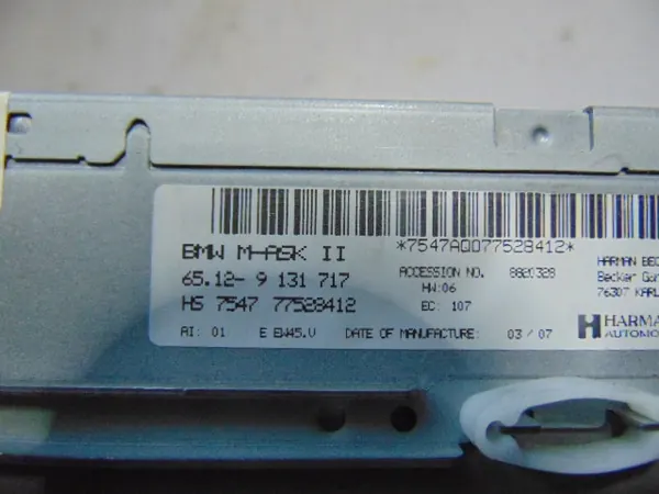 Leitor navegação BMW E87 E90 OEM 9131717 image 6