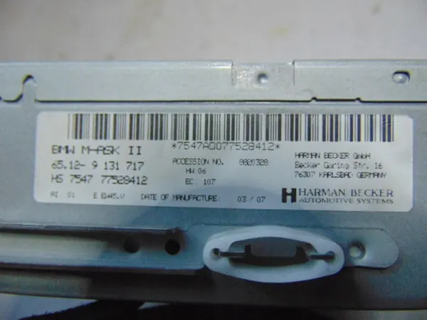 Leitor navegação BMW E87 E90 OEM 9131717 image 7