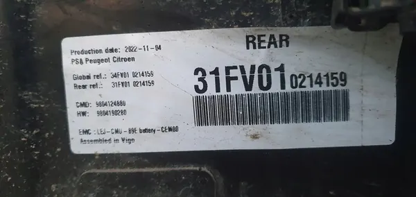 Batterie 9 kWh Citroen Berlingo III image 8