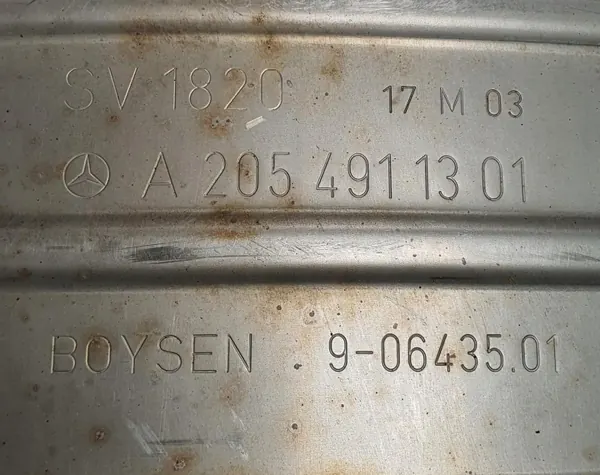 Mercedes-Benz OE A2054911301 Silencieux Central image 5