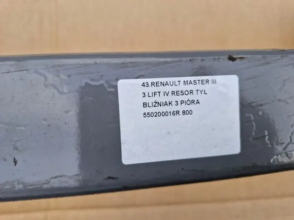 Renault OE 5502000016R Hintere Doppelblattfeder image 3
