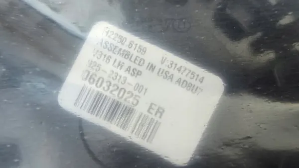 Inserção espelho esquerdo Volvo XC40 OEM 9252313001 image 3