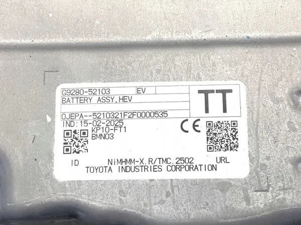 OEM G9280-52103 hybridbatteri för Lexus LBX 1.5 image 6