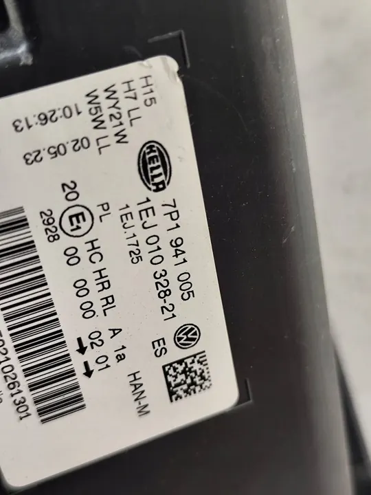 VW Touareg II 10- 7P1 Carcaça do Farol Frontal Esquerdo OEM image 6