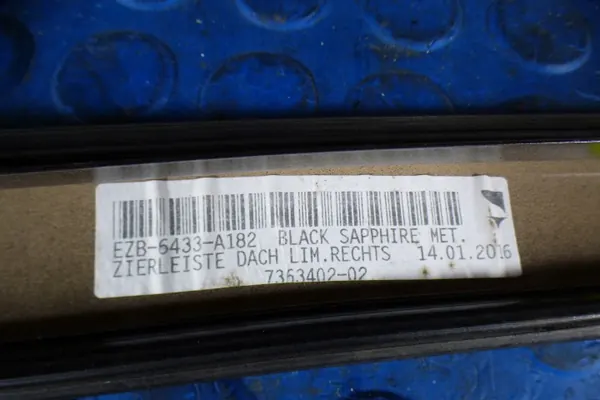 OEM 7203128 7363402 Höger taklist BMW 5 F10 image 4