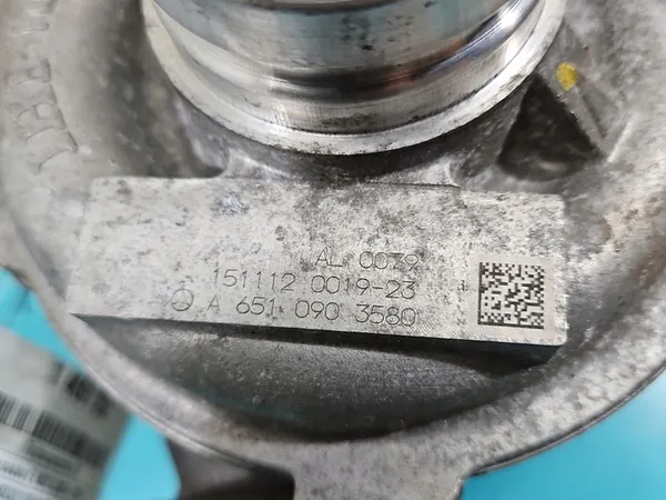 Turbocompresor Mercedes W212 2.2 CDI 136CV A6510903580 image 3