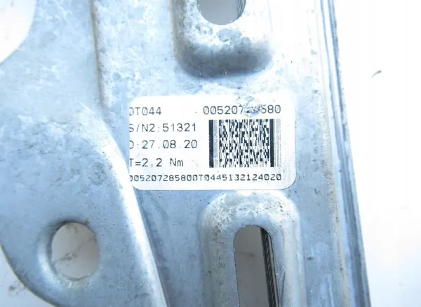 Mecanismo de vidro elétrico traseiro direito manual Fiat Tipo 2 52072858 image 5