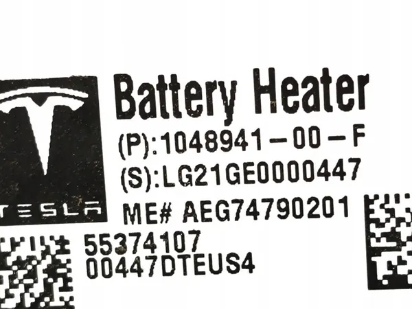 Calentador batería Tesla Model S OEM 104894100F image 7