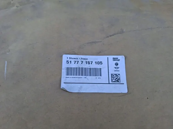 Mini OE 51777157105 lokasuojan koriste vasen takana image 4