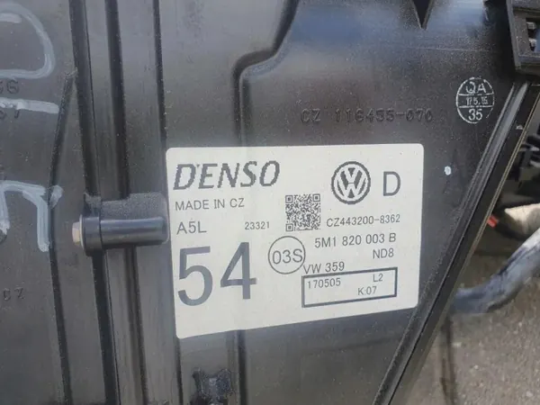 Radiateur de chauffage VW 5M1820003B Golf Plus 1.4L image 4