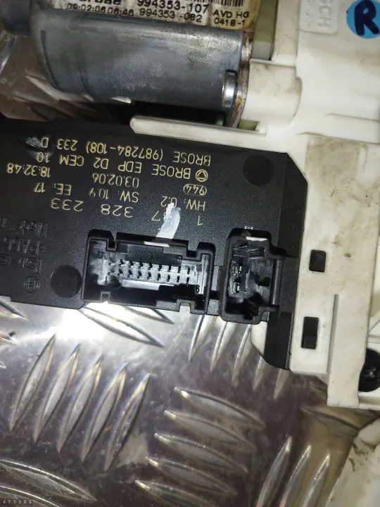 Régulateur de vitre Citroen C6 OEM 9661962080 image 5