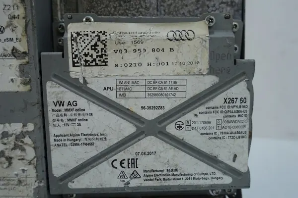 Módulo Navegação Audi MIB2 OEM 4K0035064 image 8
