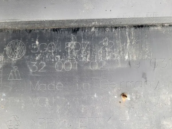 Paraurti anteriore con fascia cromata VW Golf VII 5G Lift OE image 10