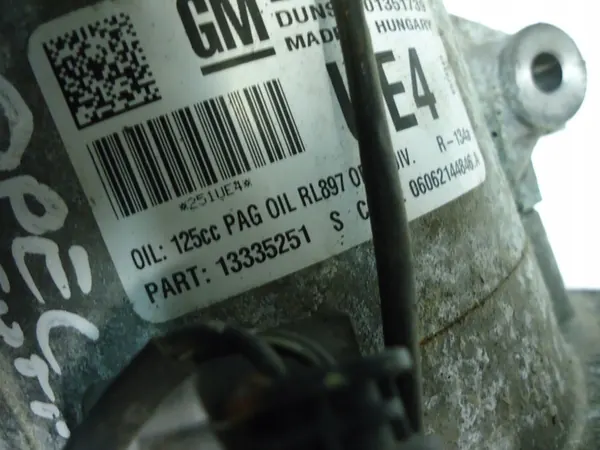 Ilmastointikompressori OPEL ASTRA IV J 1.7CDTI 13335251 image 4