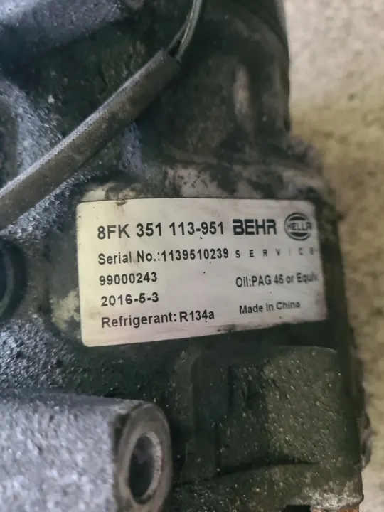 Ilmastointikompressori Behr Hella 8FK 351 113-951 image 2