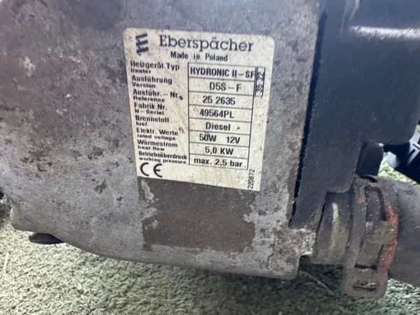 Webasto Diesel Heater Audi Q5 SQ5 8R0 258675 image 3