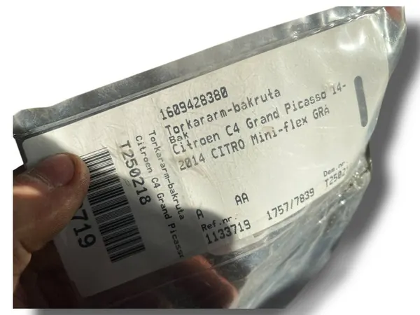 Braço do limpador traseiro Citroen Peugeot 1609428380 OEM image 2