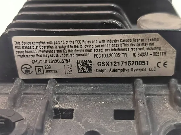 RADARSENSOR ACC OPEL INSIGNIA A LIFT 4X4 COUNTRY TOURER 13442495 image 2