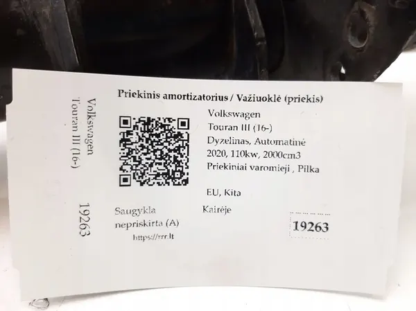 Ammortizzatore anteriore Volkswagen Touran III 2020 5QA412021FK image 3
