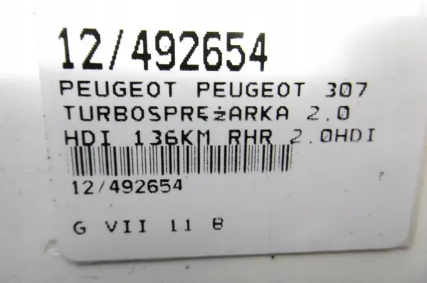 Turbo para Peugeot 307 2.0 HDI image 5