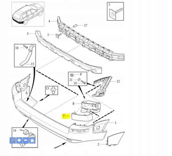 Luz trasera izquierda parachoques Volvo XC90 OEM 39979839 image 2