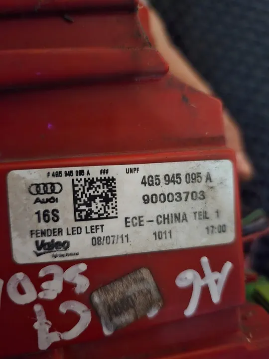 AUDI A6 C7 SEDÁN LUZ LED TRASERA IZQUIERDA image 2