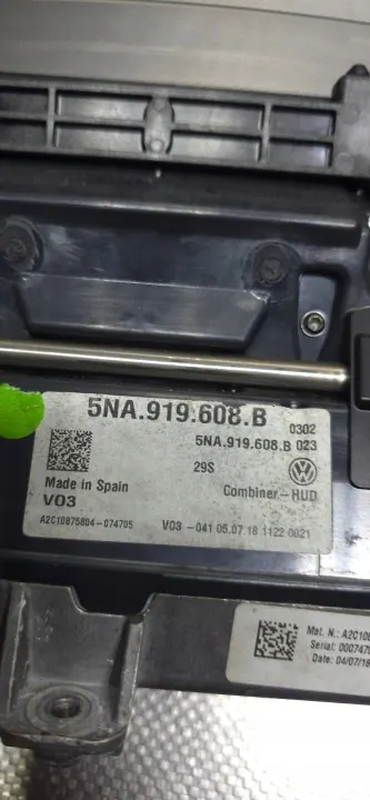 Volkswagen Head-Up Display OEM 5NA919608B - Gebruikt image 4